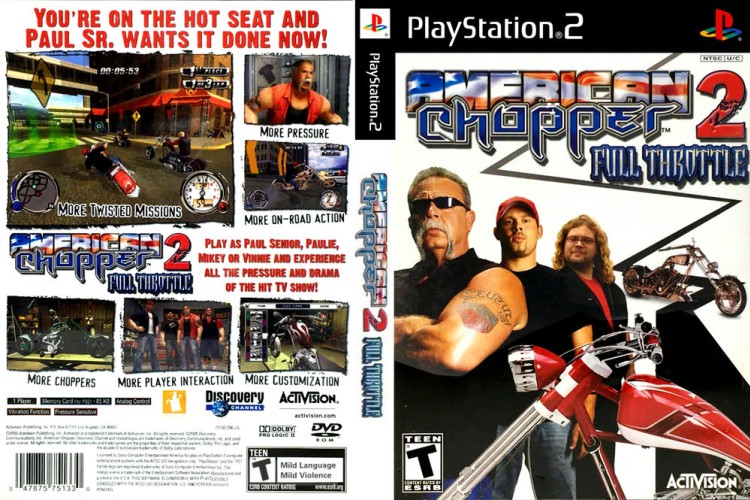 American Chopper 2: Full Throttle - PlayStation 2 | VideoGameX