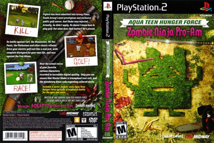 Aqua Teen Hunger Force Zombie Ninja Pro-Am - PlayStation 2 | VideoGameX