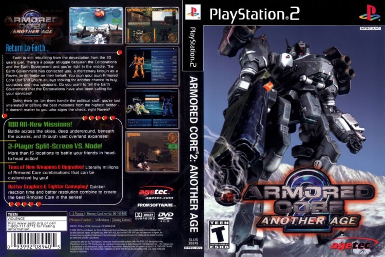 Armored Core 2: Another Age - PlayStation 2 | VideoGameX