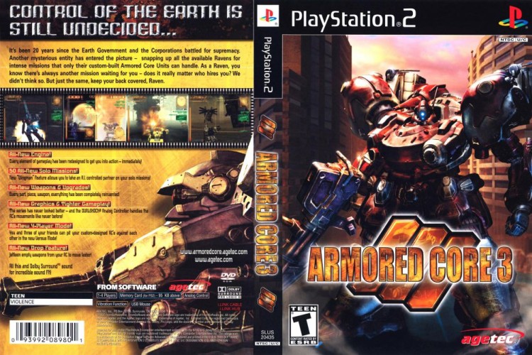 Armored Core 3 - PlayStation 2 | VideoGameX
