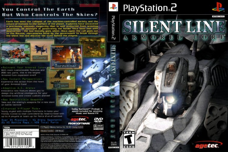 Armored Core: Silent Line - PlayStation 2 | VideoGameX