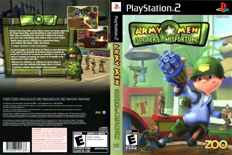 Army Men: Soldiers of Misfortune - PlayStation 2 | VideoGameX