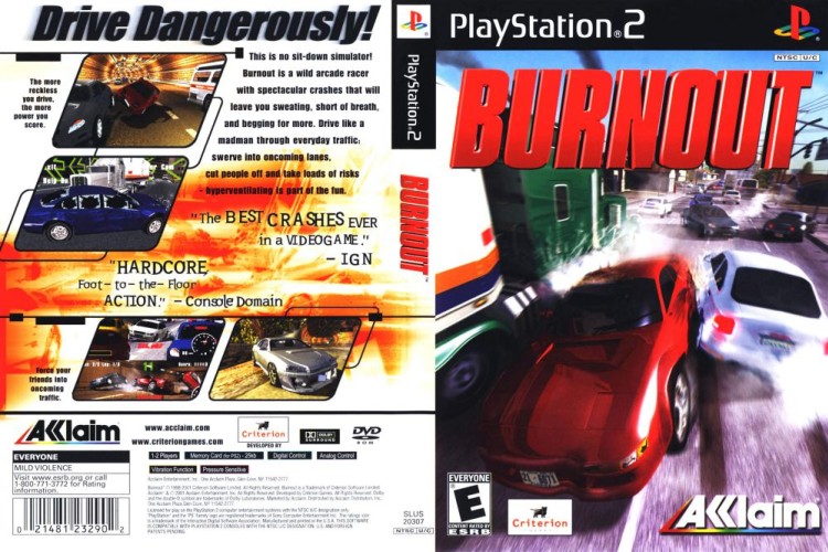 Burnout - PlayStation 2 | VideoGameX