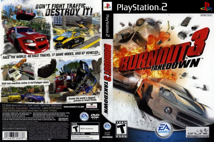 Burnout 3: Takedown - PlayStation 2 | VideoGameX