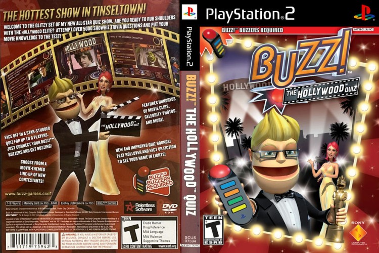 Buzz!: The Hollywood Quiz - PlayStation 2 | VideoGameX