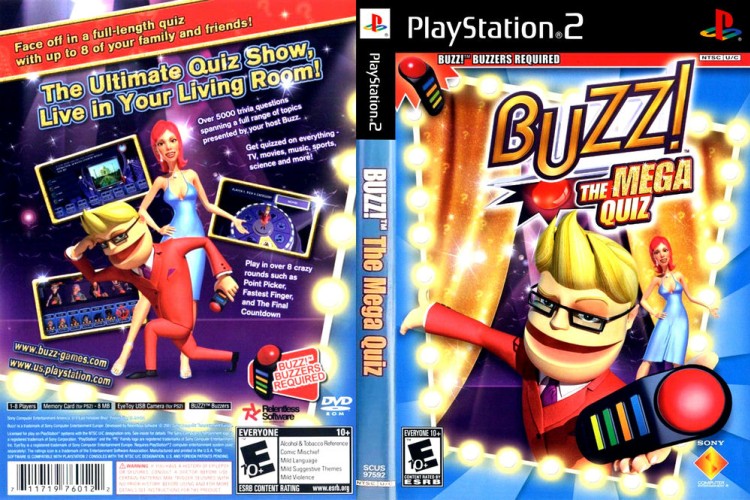 Buzz!: The Mega Quiz - PlayStation 2 | VideoGameX