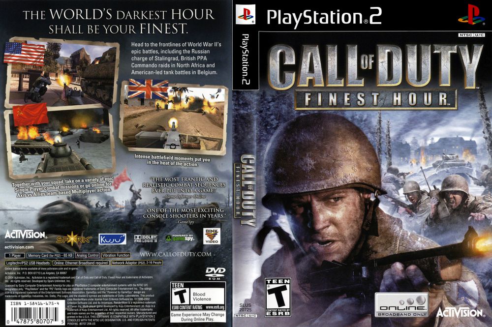 call of duty the finest hour