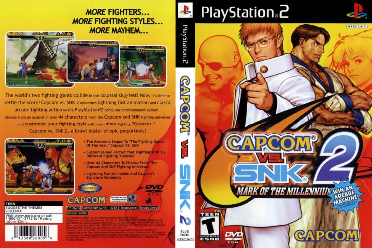 Capcom vs. SNK 2: Mark of the Millenium - PlayStation 2 | VideoGameX