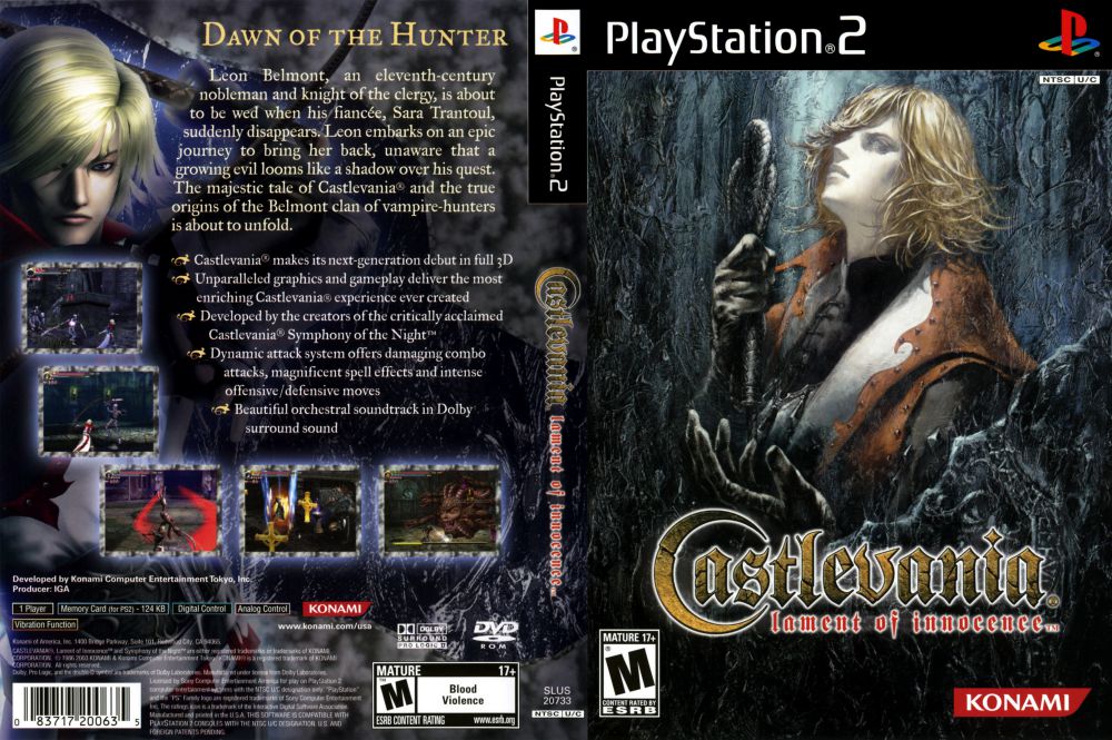 Castlevania Lament of Innocence PlayStation 2 VideoGameX