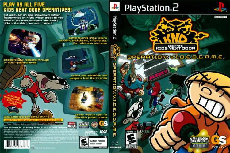 KND Codename: Kids Next Door - Operation: V.I.D.E.O.G.A.M.E. - PlayStation 2 | VideoGameX