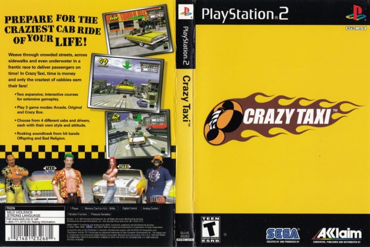 Crazy Taxi - PlayStation 2 | VideoGameX