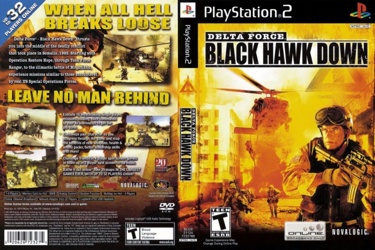 Delta Force: Black Hawk Down - PlayStation 2 | VideoGameX