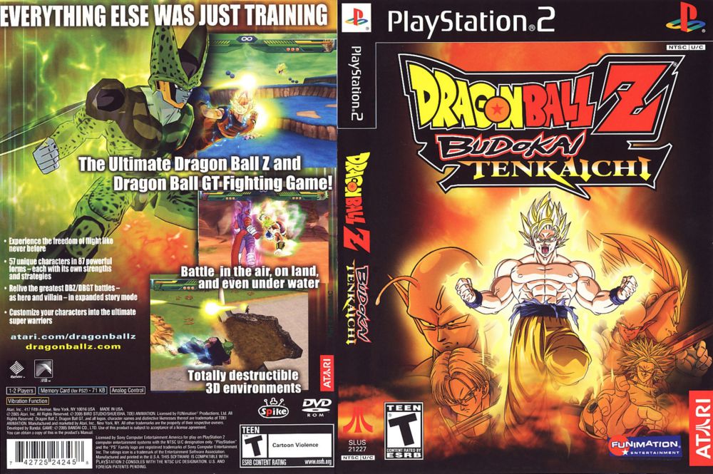 PlayStation Dragon Ball Z: Ultimate Tenkaichi Games