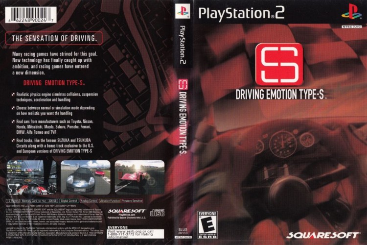 Driving Emotion Type-S - PlayStation 2 | VideoGameX