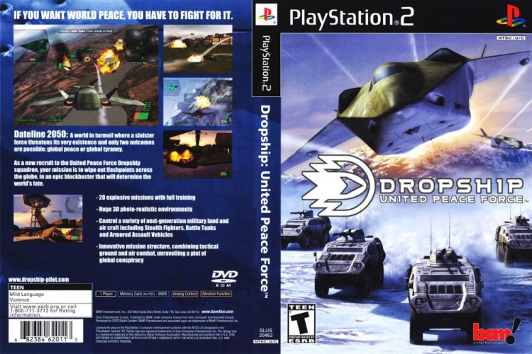 Dropship: United Peace Force - PlayStation 2 | VideoGameX