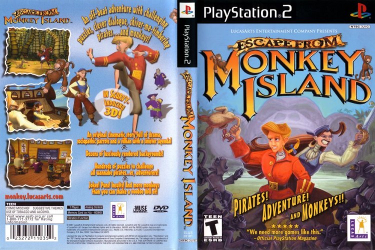 Escape from Monkey Island - PlayStation 2 | VideoGameX