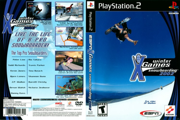 ESPN Winter X-Games: Snowboarding 2002 - PlayStation 2 | VideoGameX