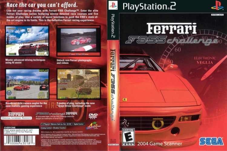 Ferrari F355 Challenge - PlayStation 2 | VideoGameX
