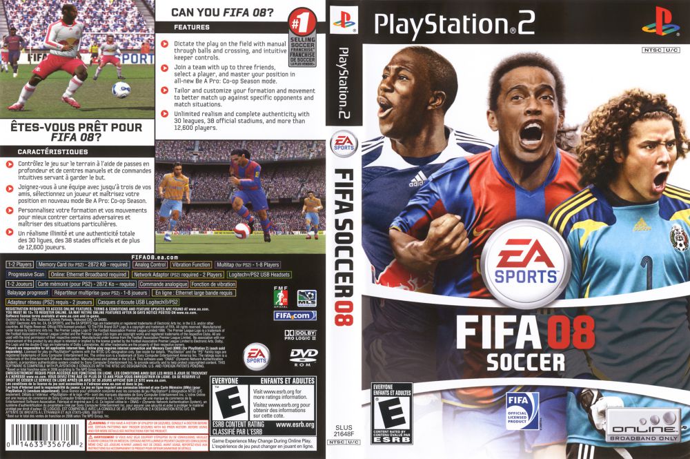 Fifa 08 on sale ps2