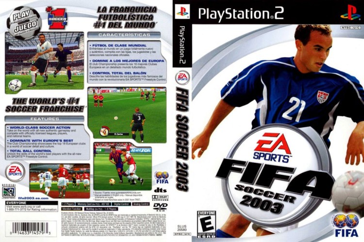 FIFA 03 Soccer - PlayStation 2 | VideoGameX