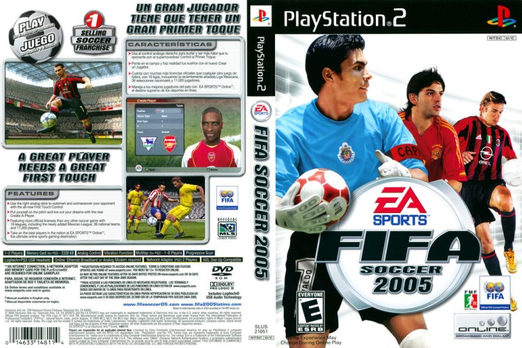FIFA 05 Soccer - PlayStation 2 | VideoGameX