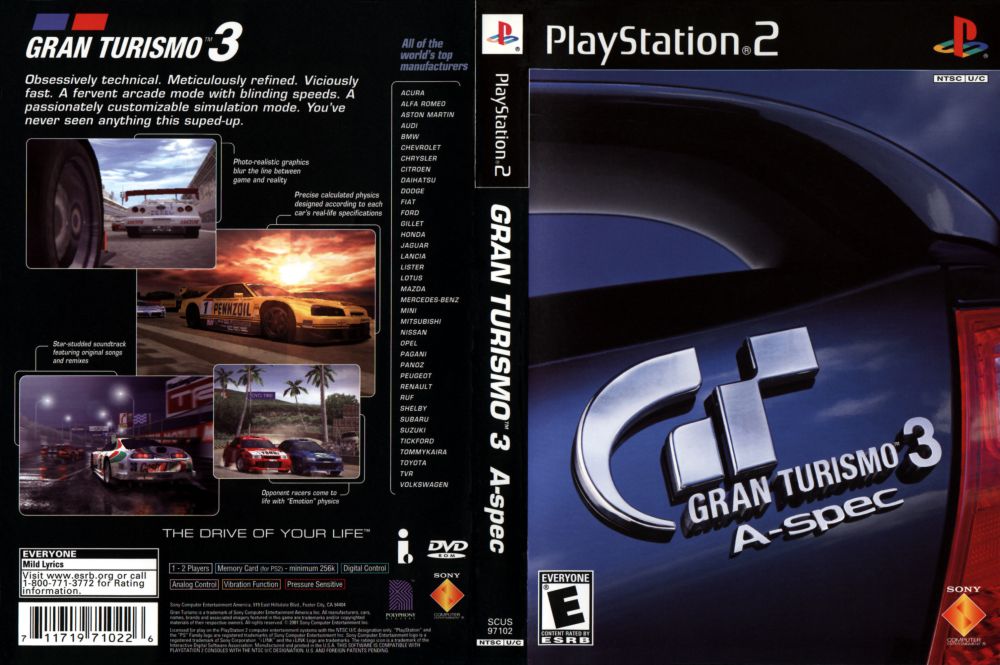 Gran Turismo 3 cover