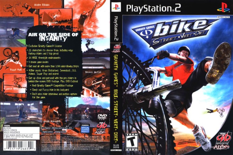 Gravity Games Bike: Street Vert Dirt - PlayStation 2 | VideoGameX