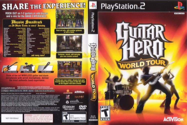 Guitar Hero: World Tour - PlayStation 2 | VideoGameX