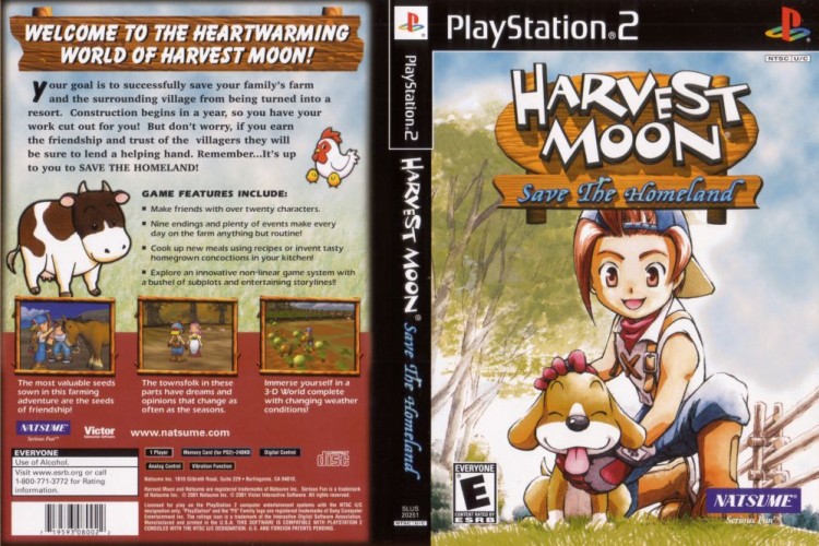 Harvest Moon: Save the Homeland - PlayStation 2 | VideoGameX