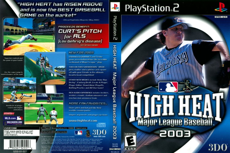 High Heat Major League Baseball 2003 - PlayStation 2 | VideoGameX