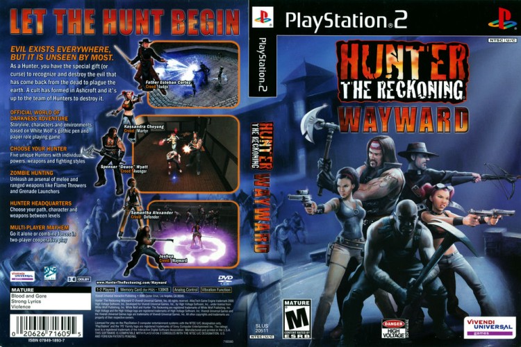 Hunter The Reckoning: Wayward - PlayStation 2 | VideoGameX