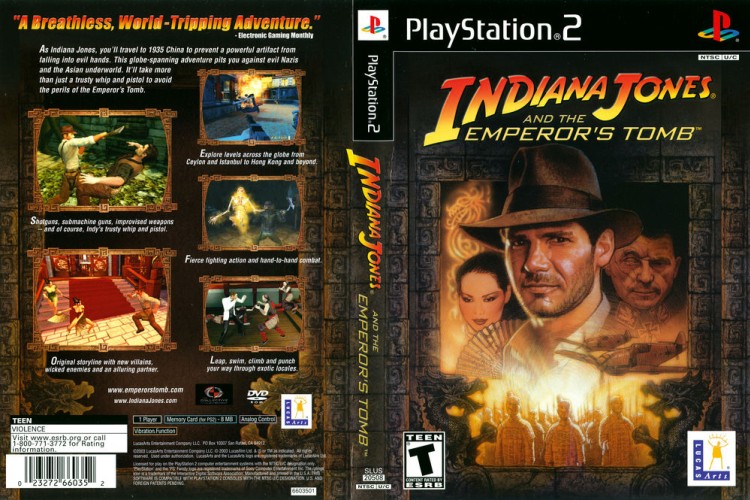 Indiana Jones and The Emperor's Tomb - PlayStation 2 | VideoGameX