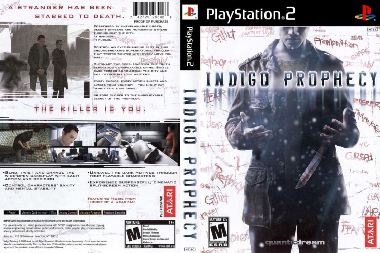 Indigo Prophecy - PlayStation 2 | VideoGameX