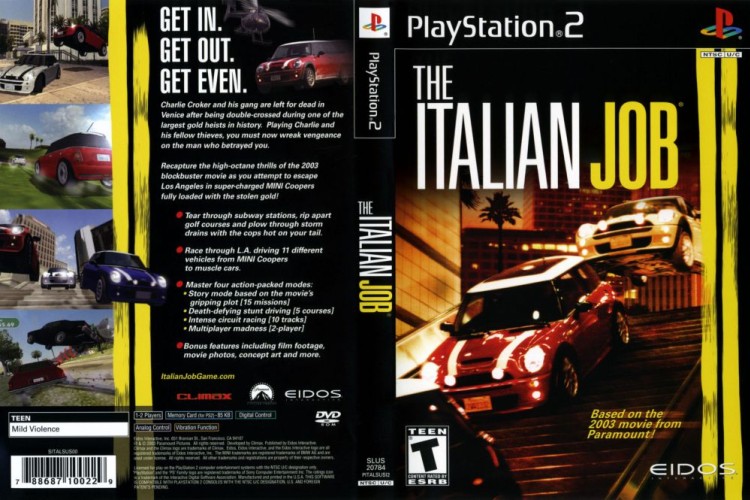 Italian Job - PlayStation 2 | VideoGameX