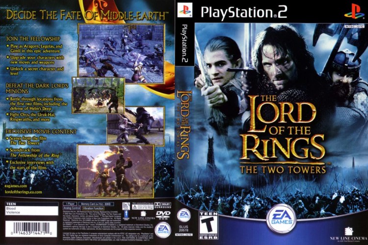 Lord of the Rings: Two Towers - PlayStation 2 | VideoGameX