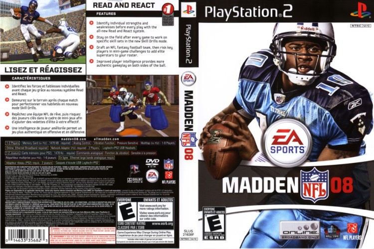 Madden NFL 08 - PlayStation 2 | VideoGameX