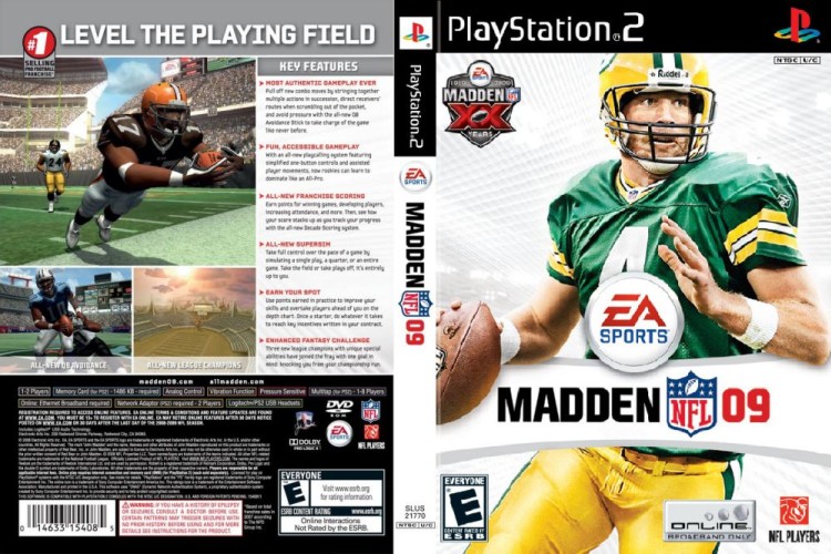 Madden NFL 09 - PlayStation 2 | VideoGameX
