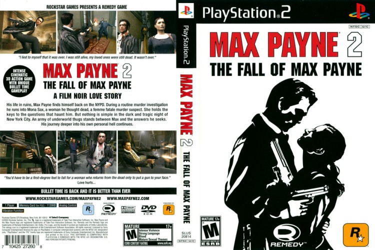 Max Payne 2: The Fall of Max Payne - PlayStation 2 | VideoGameX