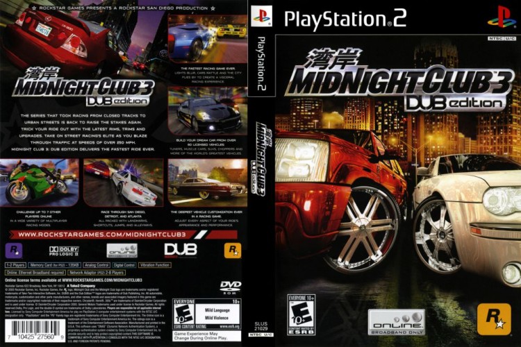 Midnight Club 3: DUB Edition - PlayStation 2 | VideoGameX