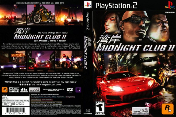 Midnight Club II - PlayStation 2 | VideoGameX