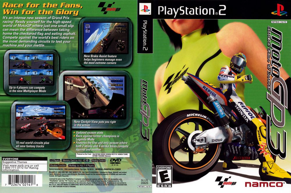 Moto GP3 PS2 Usado