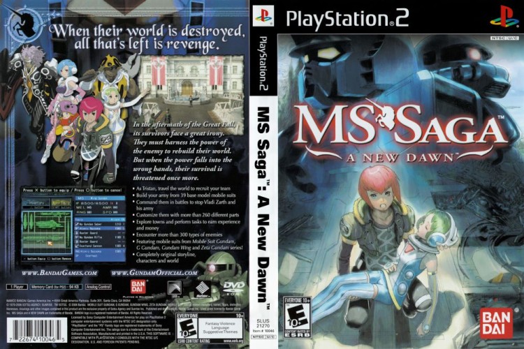 MS Saga: A New Dawn - PlayStation 2 | VideoGameX