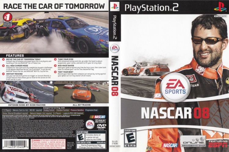 NASCAR 08 - PlayStation 2 | VideoGameX