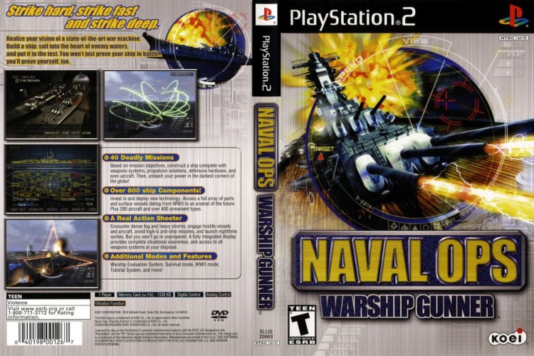 Naval Ops: Warship Gunner - PlayStation 2 | VideoGameX
