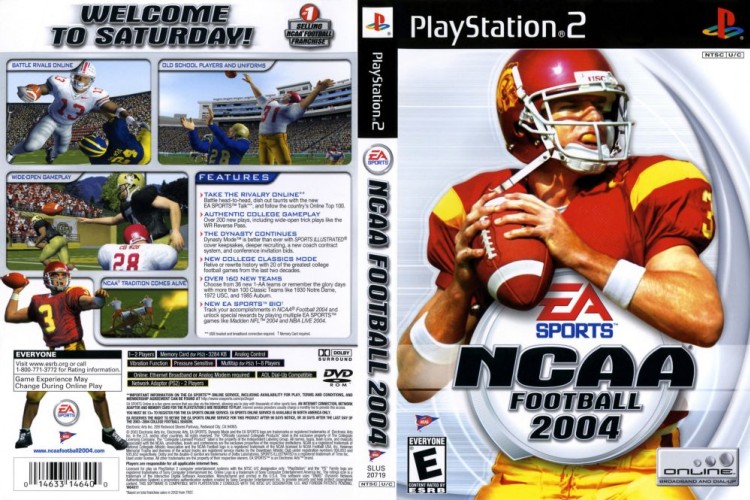 NCAA Football 2004 - PlayStation 2 | VideoGameX