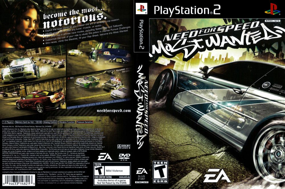 most wanted playstation 2