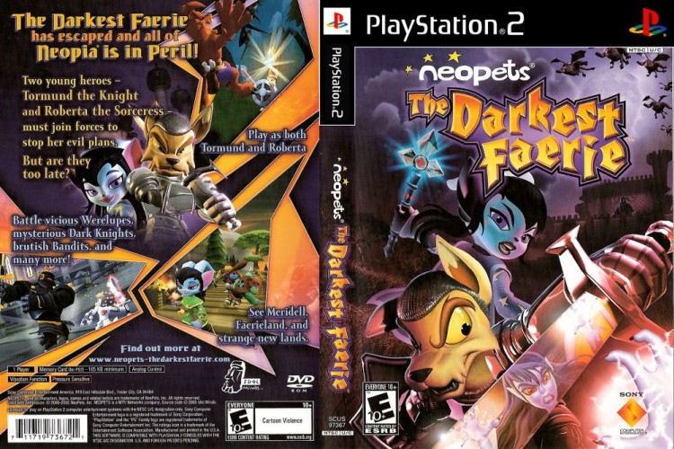 Neopets: The Darkest Faerie - PlayStation 2