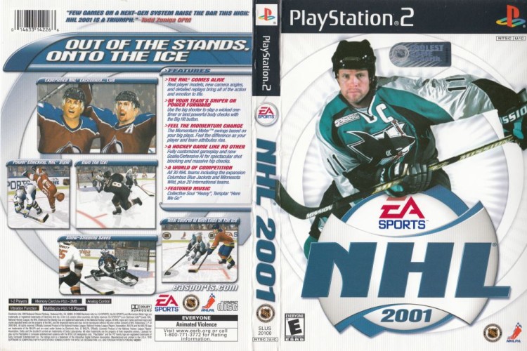 NHL 2001 - PlayStation 2 | VideoGameX