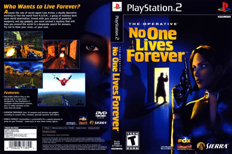 Operative, No One Lives Forever - PlayStation 2 | VideoGameX