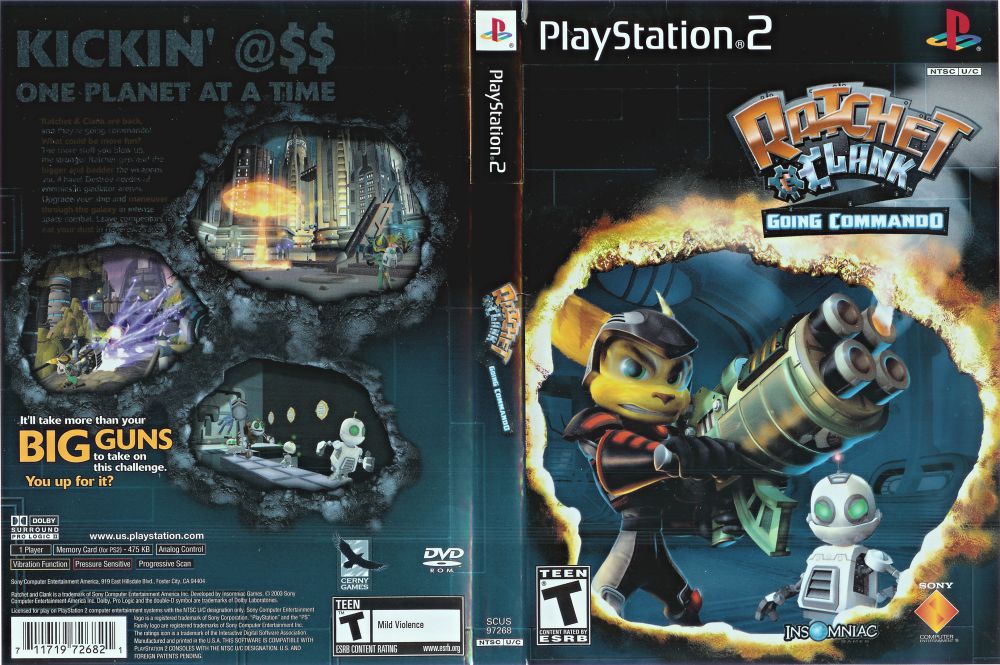 Ratchet & Clank: Going Commando Box Shot for PlayStation 2 - GameFAQs